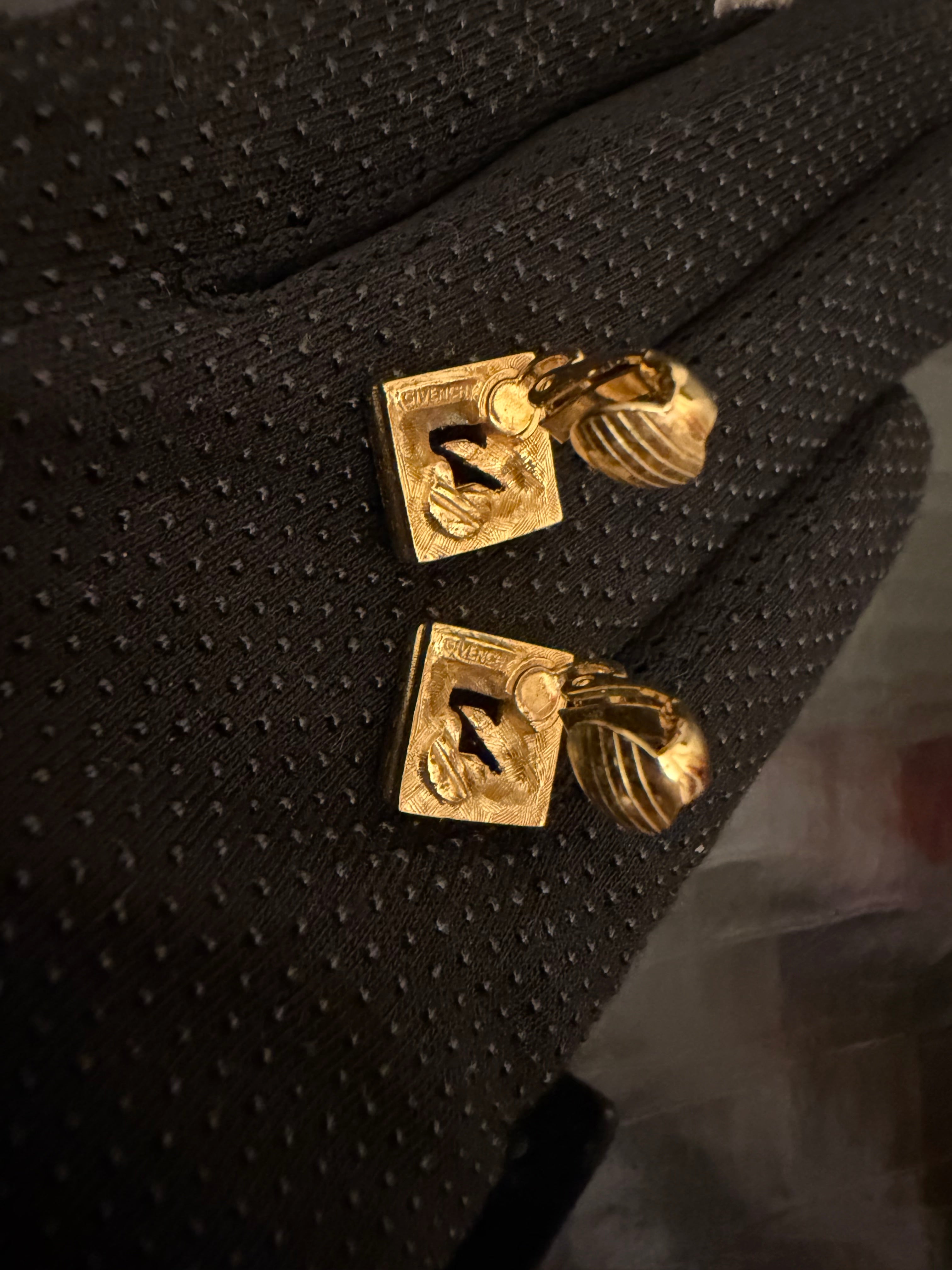 Givenchy G Earrings Vintage