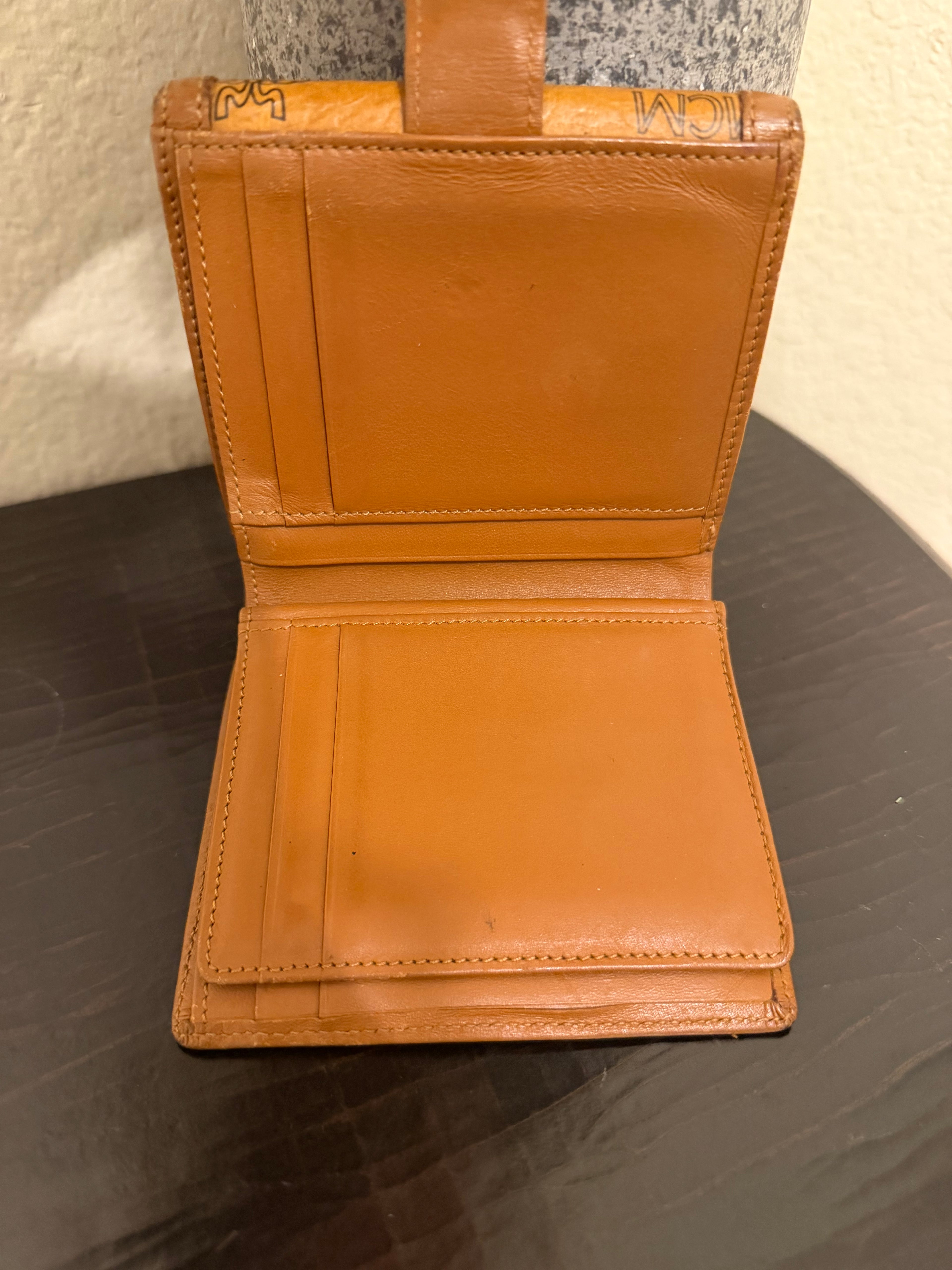 MCM Cognac Wallet