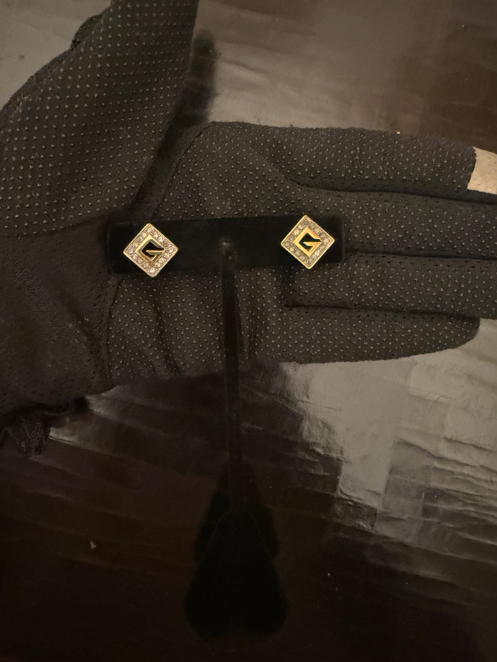 Givenchy G Earrings Vintage