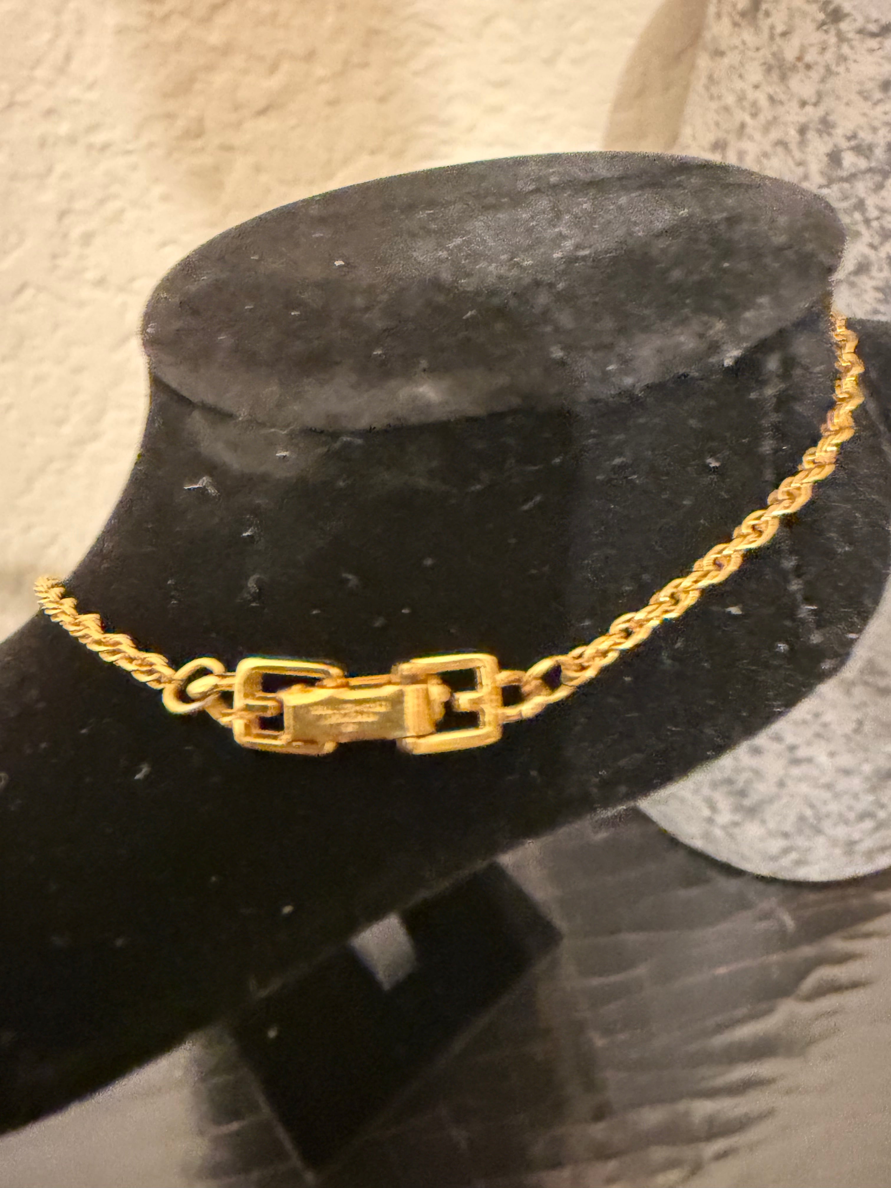 Givenchy Necklace Gold Vintage