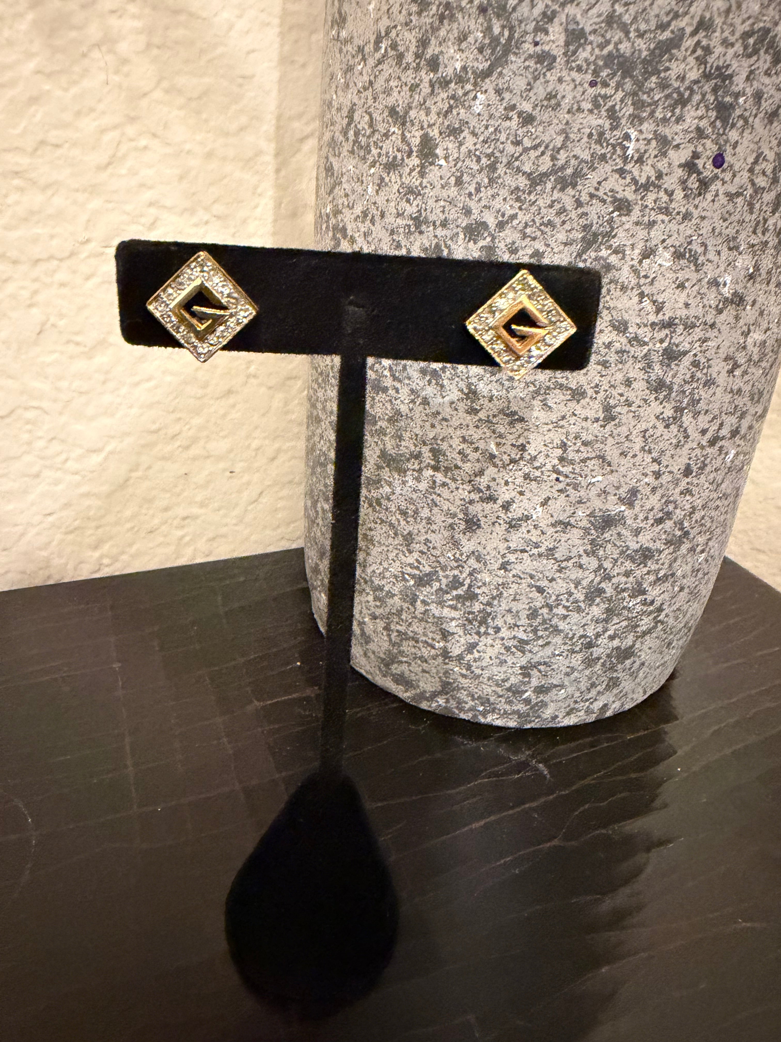 Givenchy G Earrings Vintage