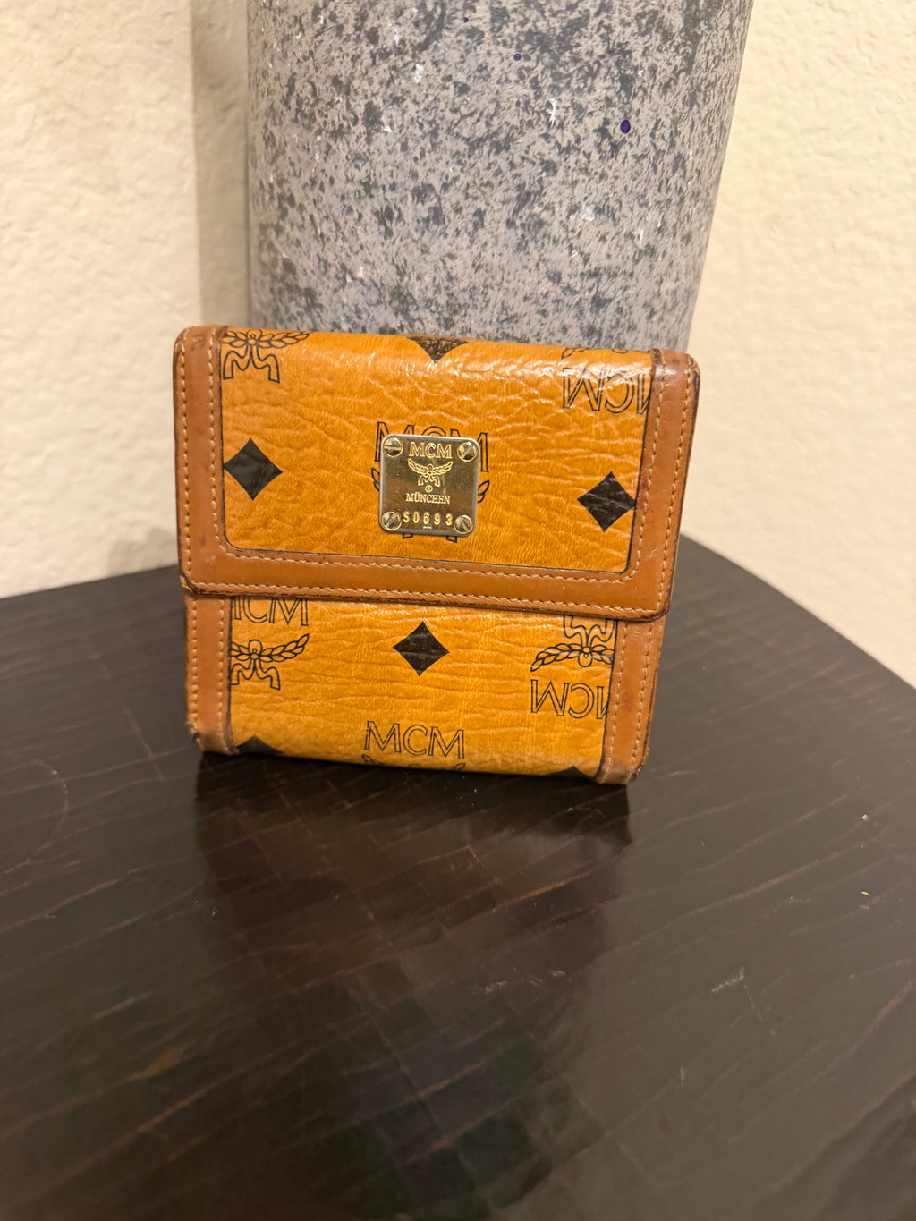 MCM Cognac Wallet