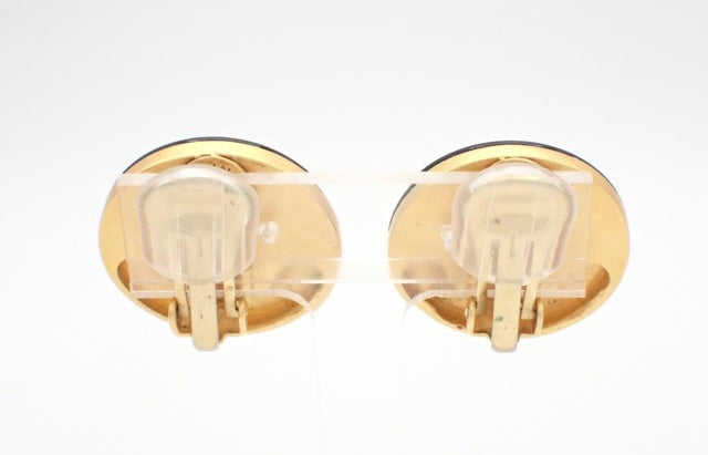Celine Black & Gold Earrings