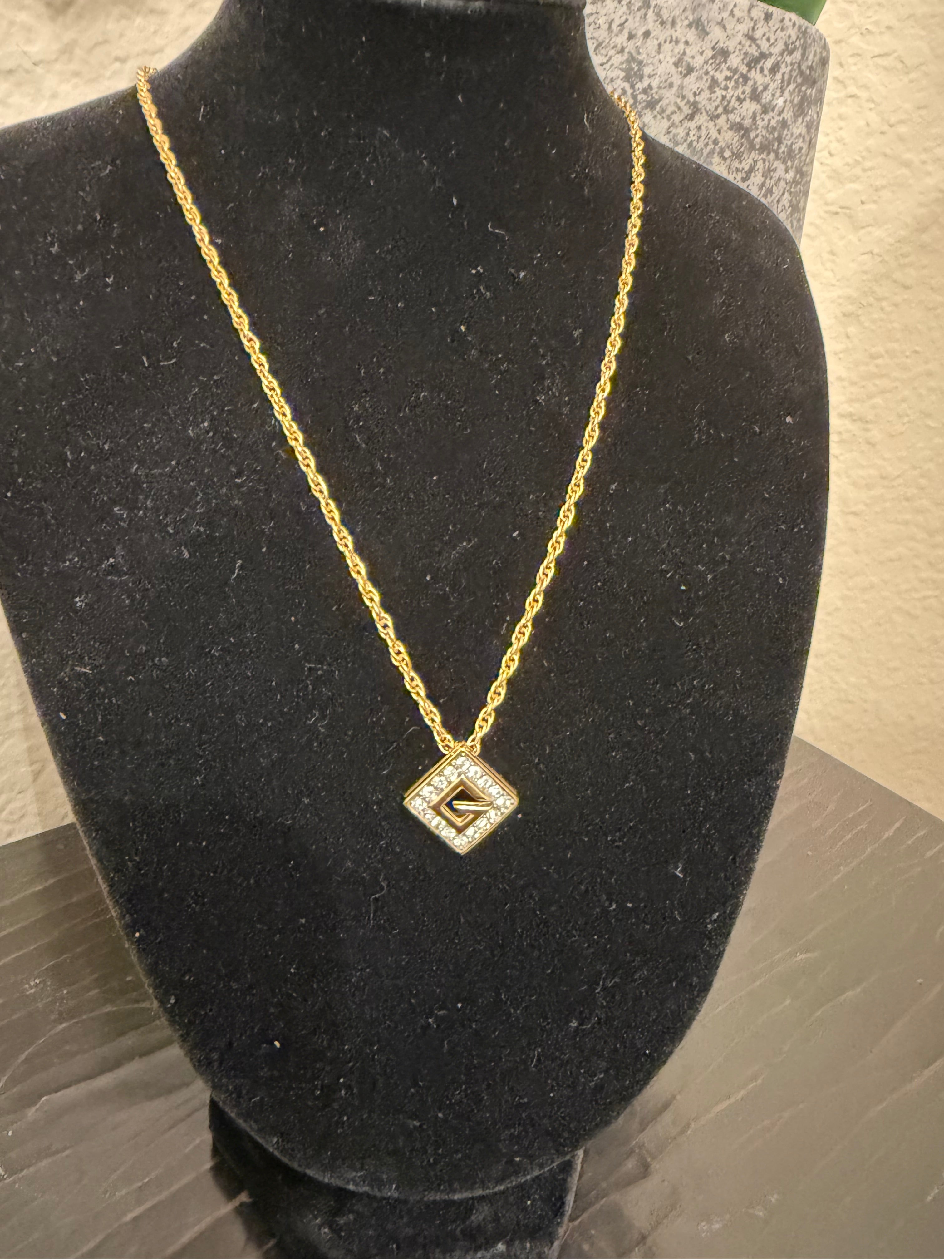 Givenchy Necklace Gold Vintage