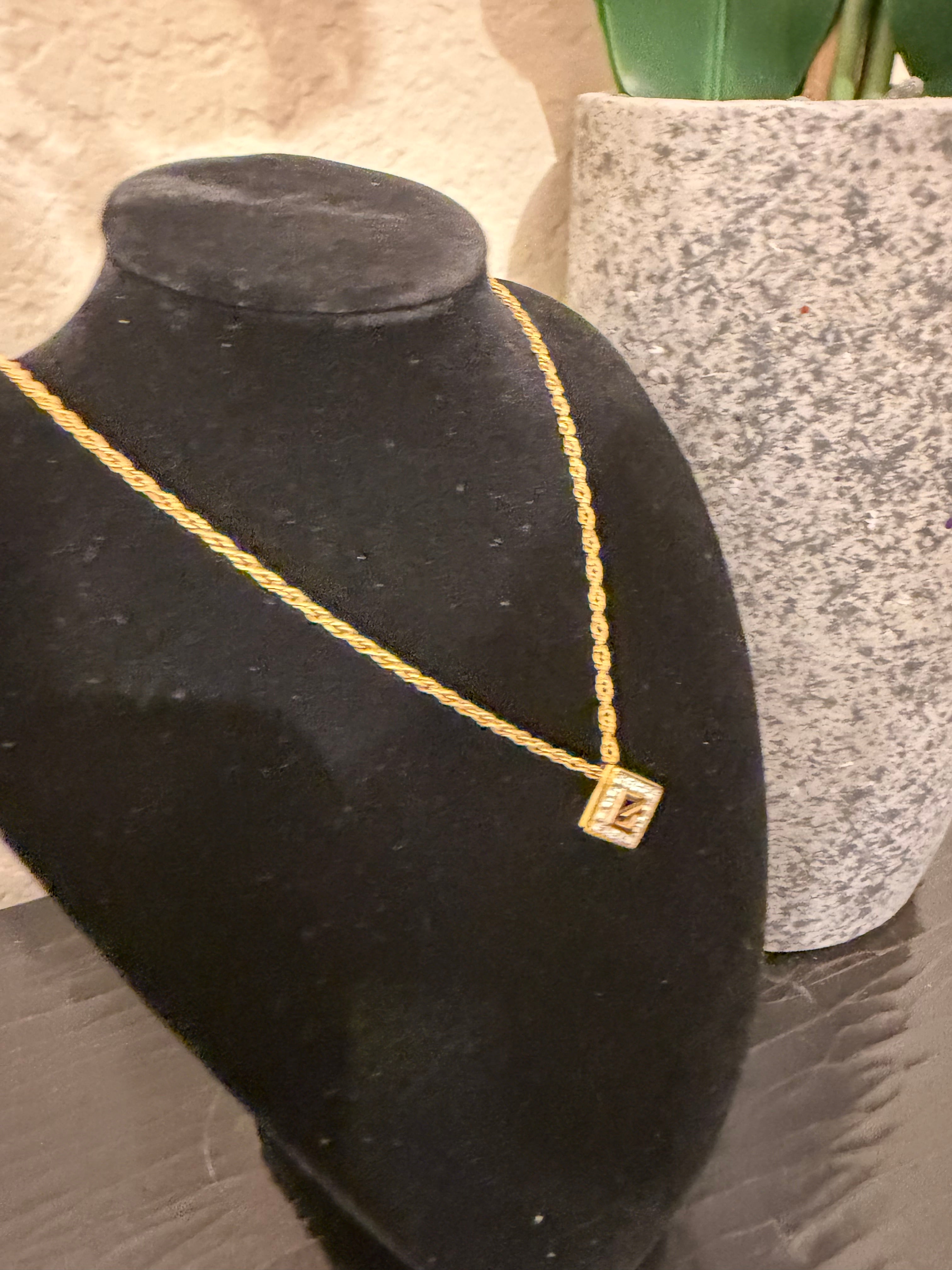 Givenchy Necklace Gold Vintage