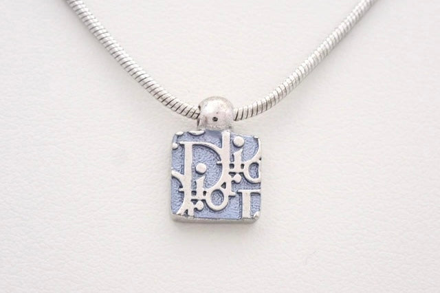 Christian Dior Trotter Necklace Blue