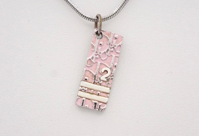 Christian Dior Trotter Pink Necklace