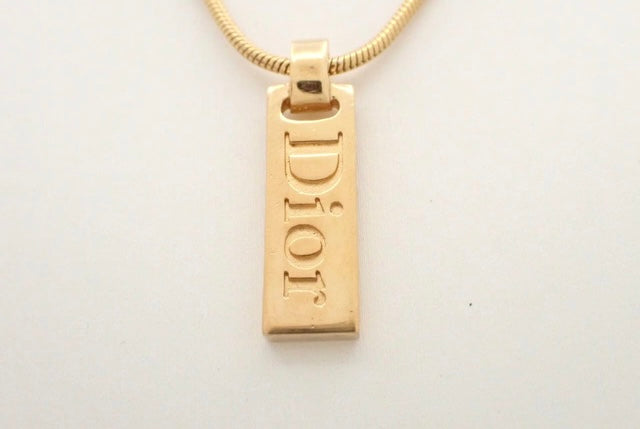 Christian Dior Gold Necklace