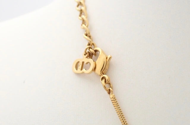 Christian Dior Gold Necklace