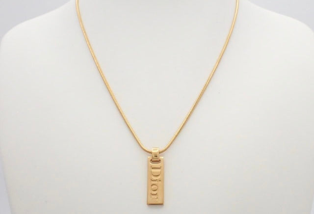 Christian Dior Gold Necklace