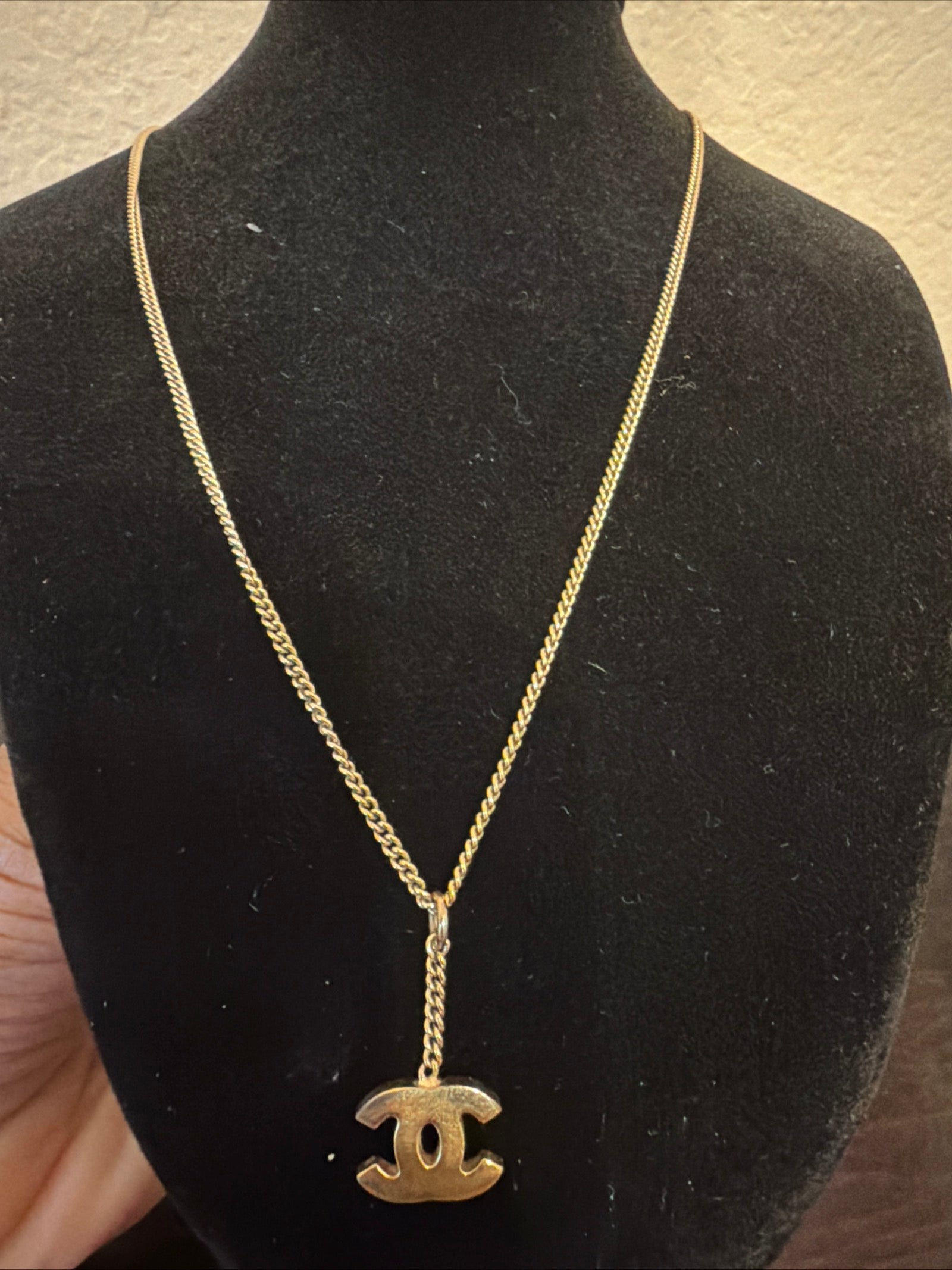 Chanel CC Gold Necklace 22cm