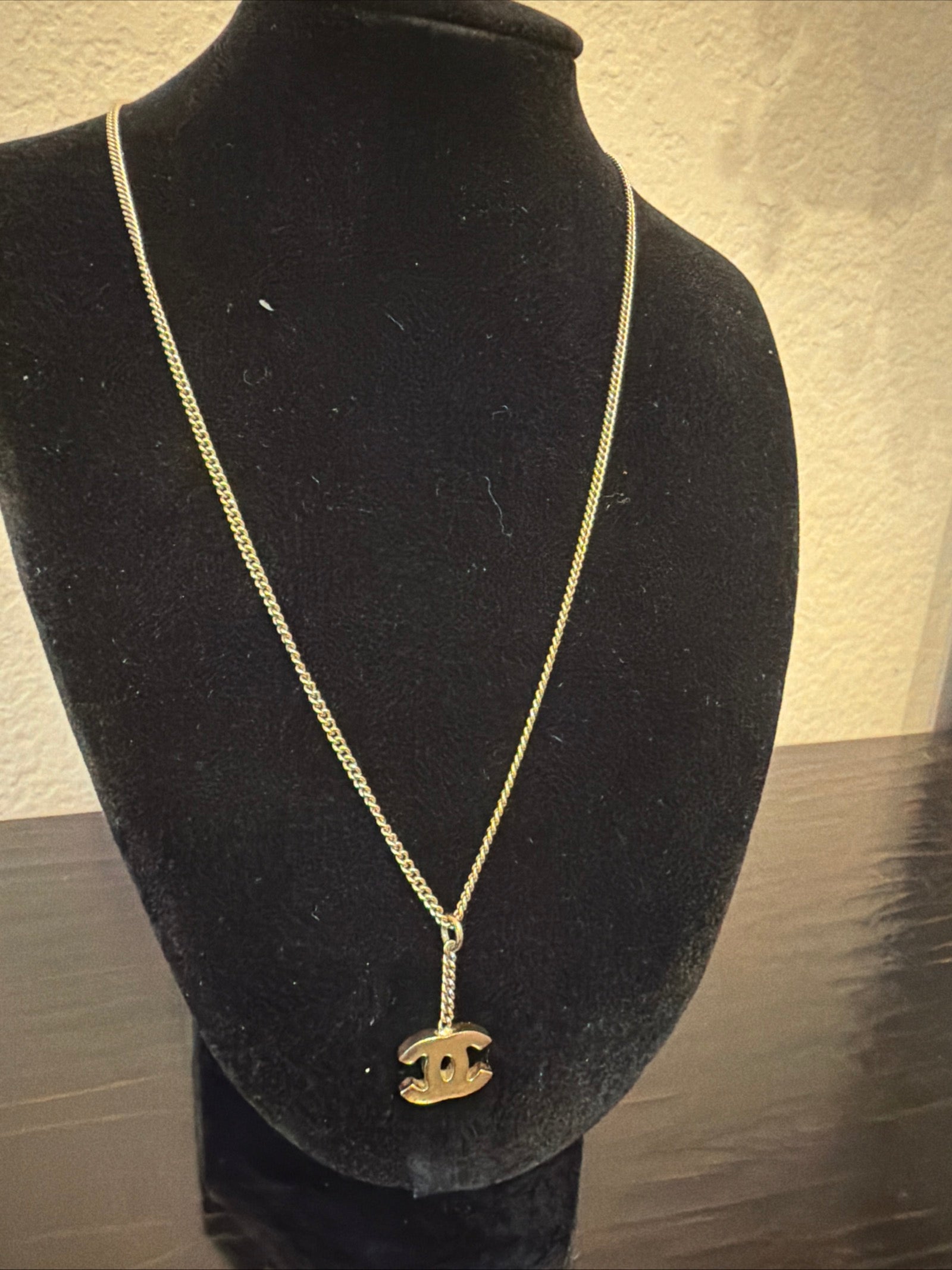 Chanel CC Gold Necklace 22cm