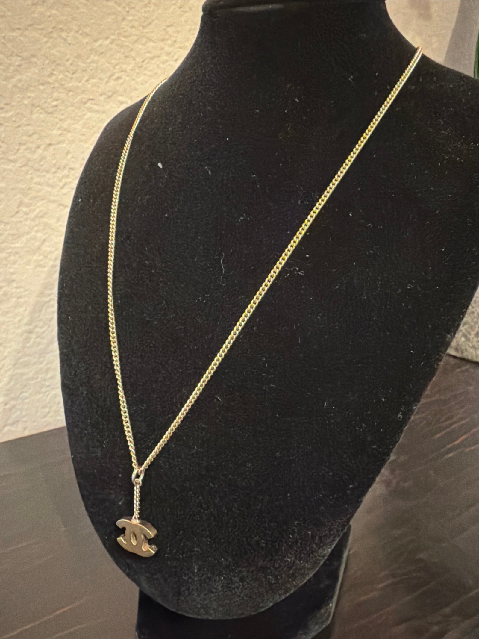 Chanel CC Gold Necklace 22cm