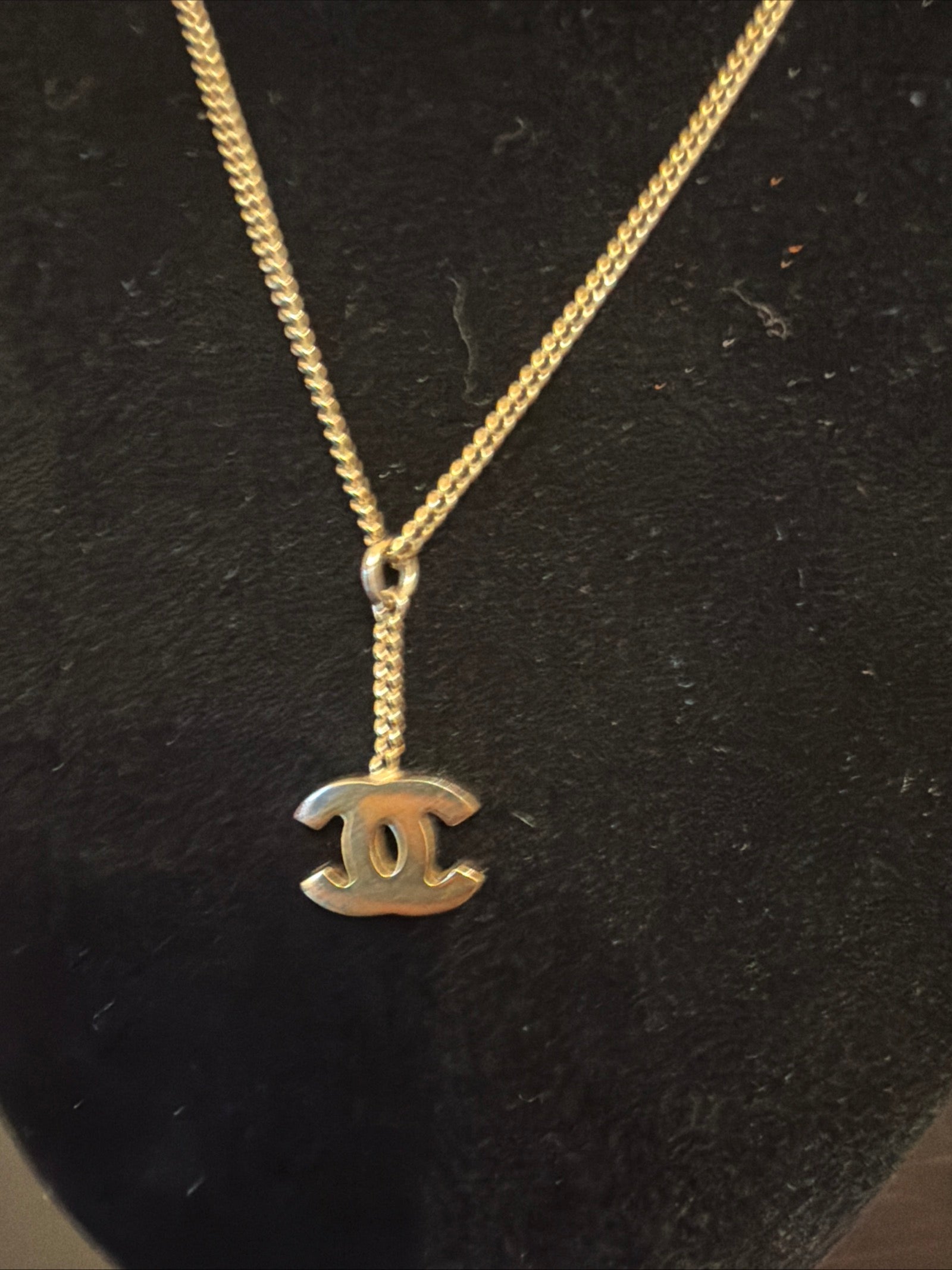 Chanel CC Gold Necklace 22cm
