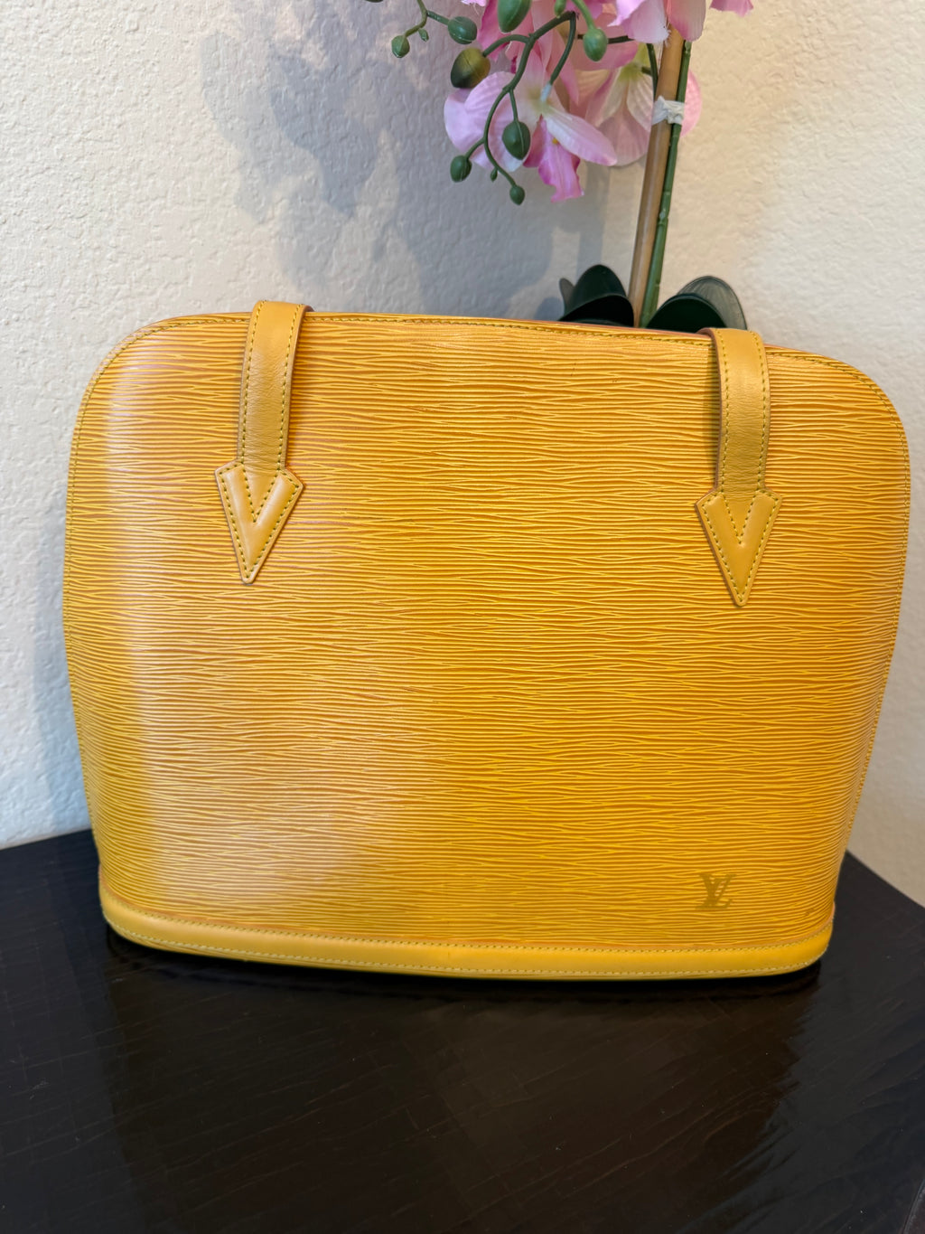 Louis Vuitton Epi Yellow Bag