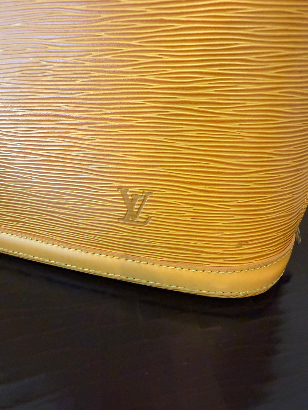 Louis Vuitton Epi Yellow Bag