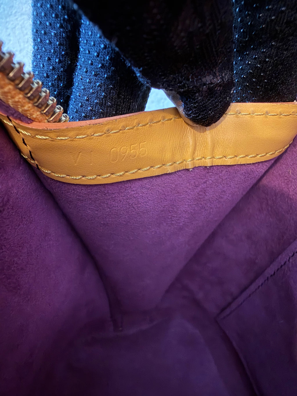 Louis Vuitton Epi Yellow Bag