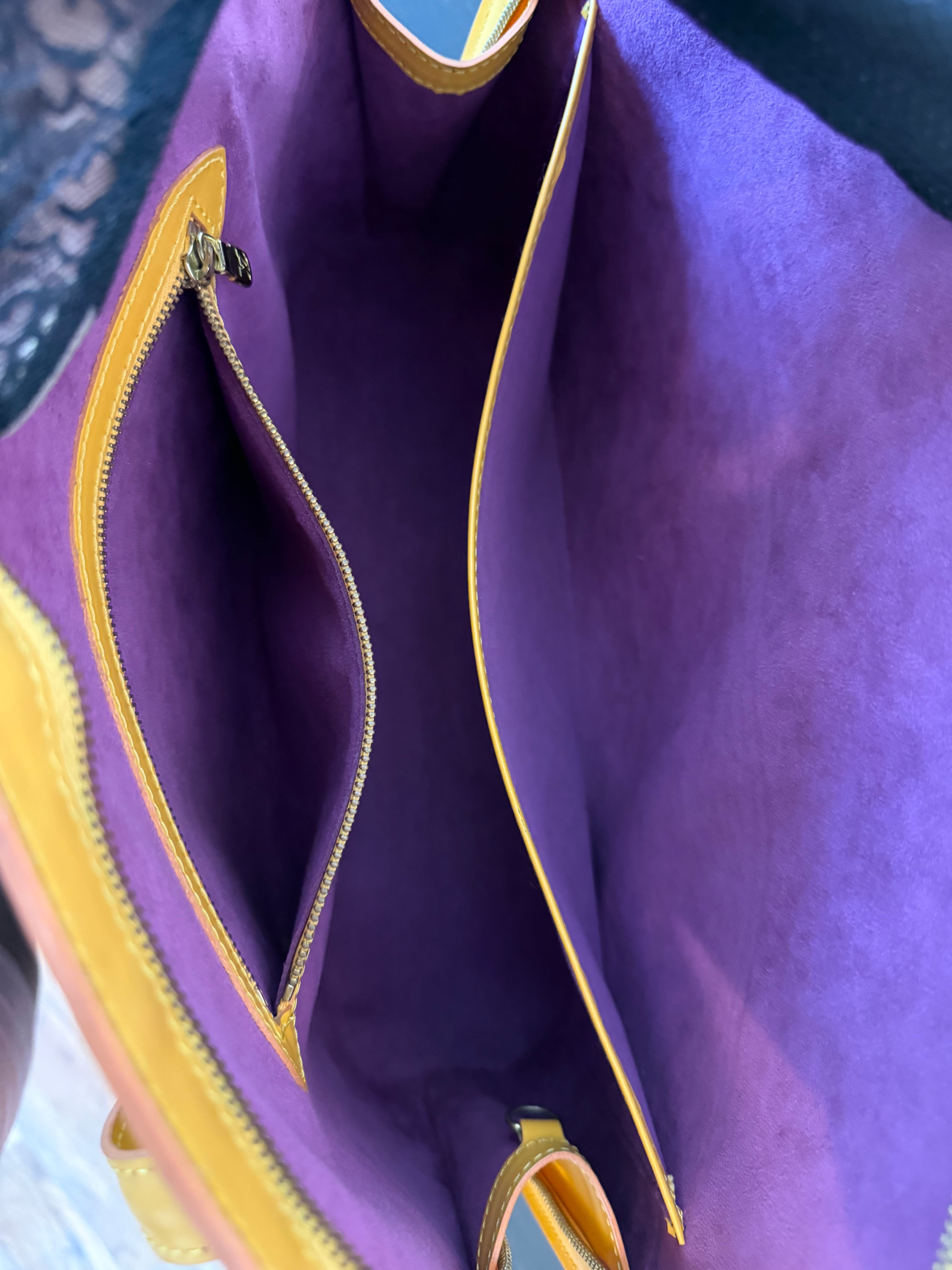 Louis Vuitton Epi Yellow Bag