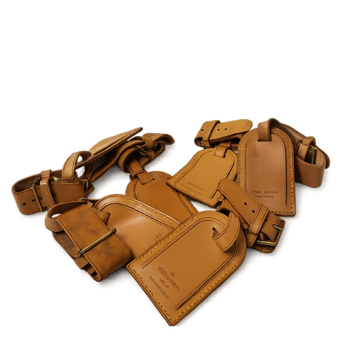 Vintage Louis Vuitton Vachetta Luggage Tag & Strap Accessories